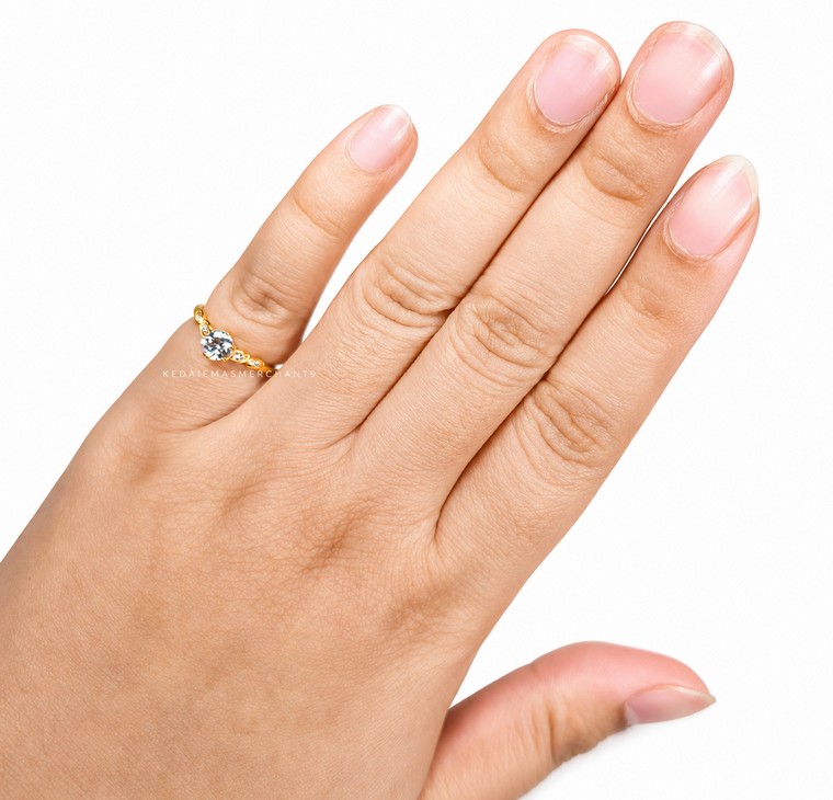 Merchant9 Cincin Emas Permata Cera CR9226