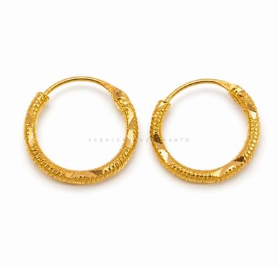 Merchant9 Subang Ring Twist DIA:0.9CM