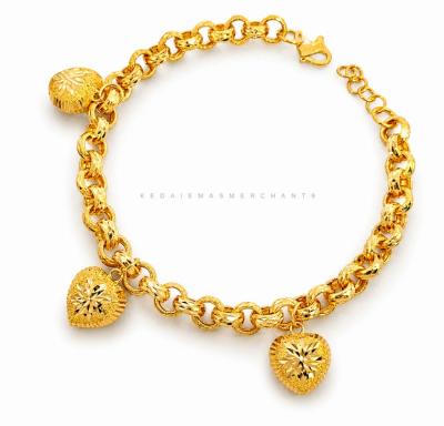 Merchant9 Rantai Tangan Kendi Dimensi Gantung Love Pasir L:0.55CM