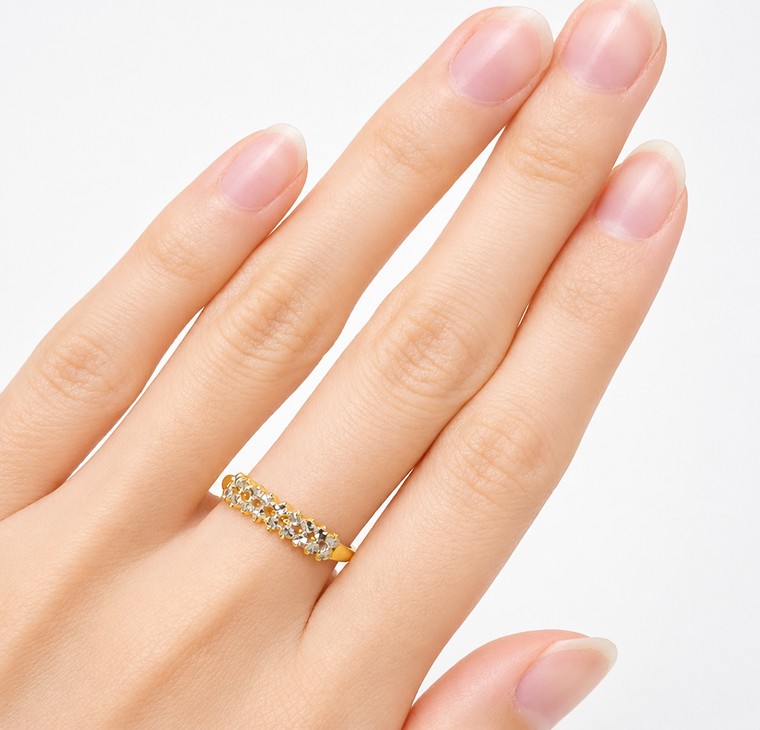 Merchant9 Cincin Emas Lattice Diamond Cut 2C L:0.4CM