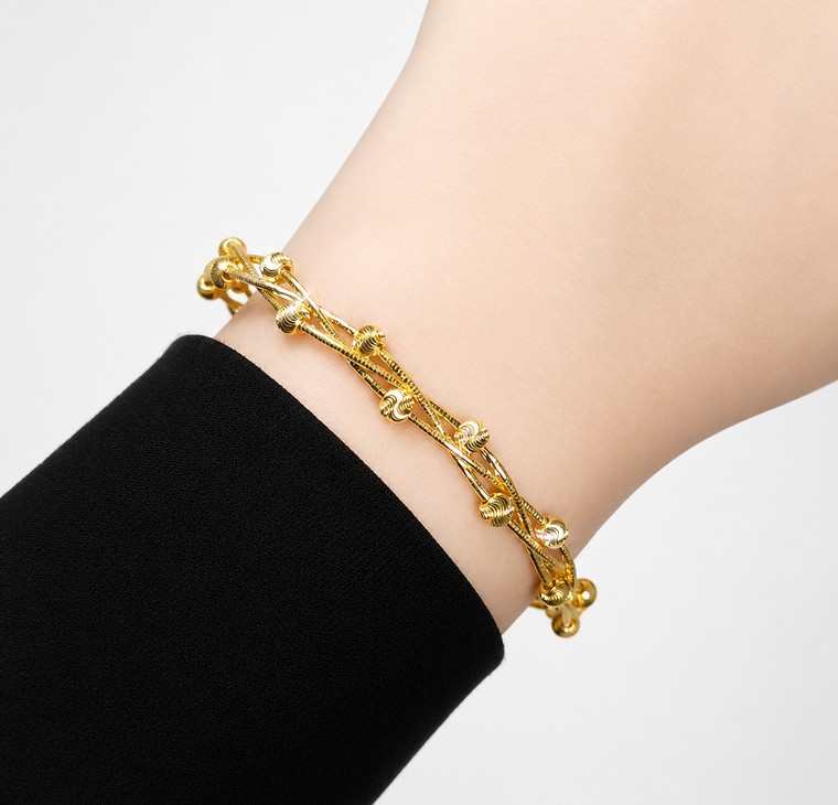 Merchant9 Gelang ELORA Braid Lumi Stripe L:0.7CM