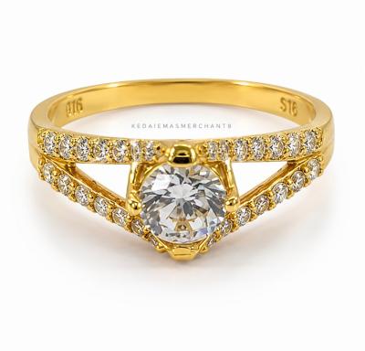 Merchant9 Cincin Emas Permata Cera CR9117