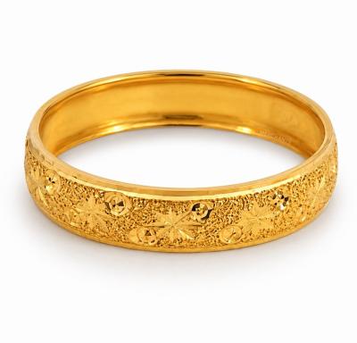 Merchant9 Cincin Emas Belah Rotan Star Dot Pasir L:0.35CM