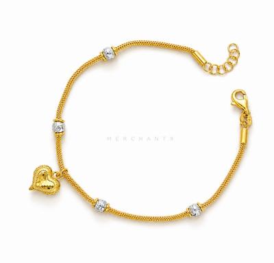 Merchant9 Rantai Tangan Belut Candy Choker Love 2C L:0.15CM