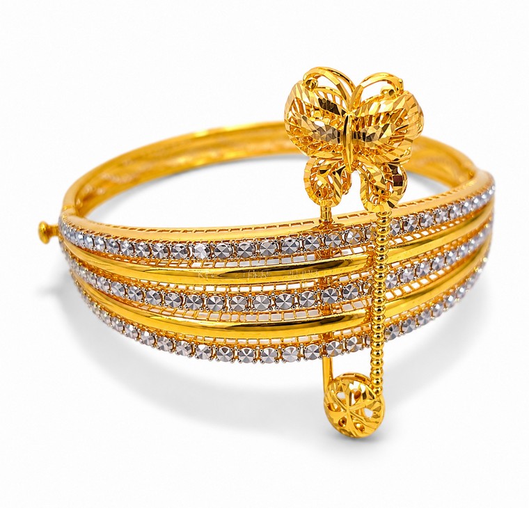 Merchant9 Gelang Emas Celeste Embrace Butterfly Diamond Cut 2C