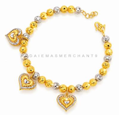 Merchant9 Rantai Tangan Candy Dimensi Gantung Love 2C L:0.5CM