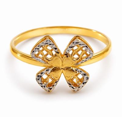 Merchant9 Cincin Emas Bunga Spinal Kerawang 2C