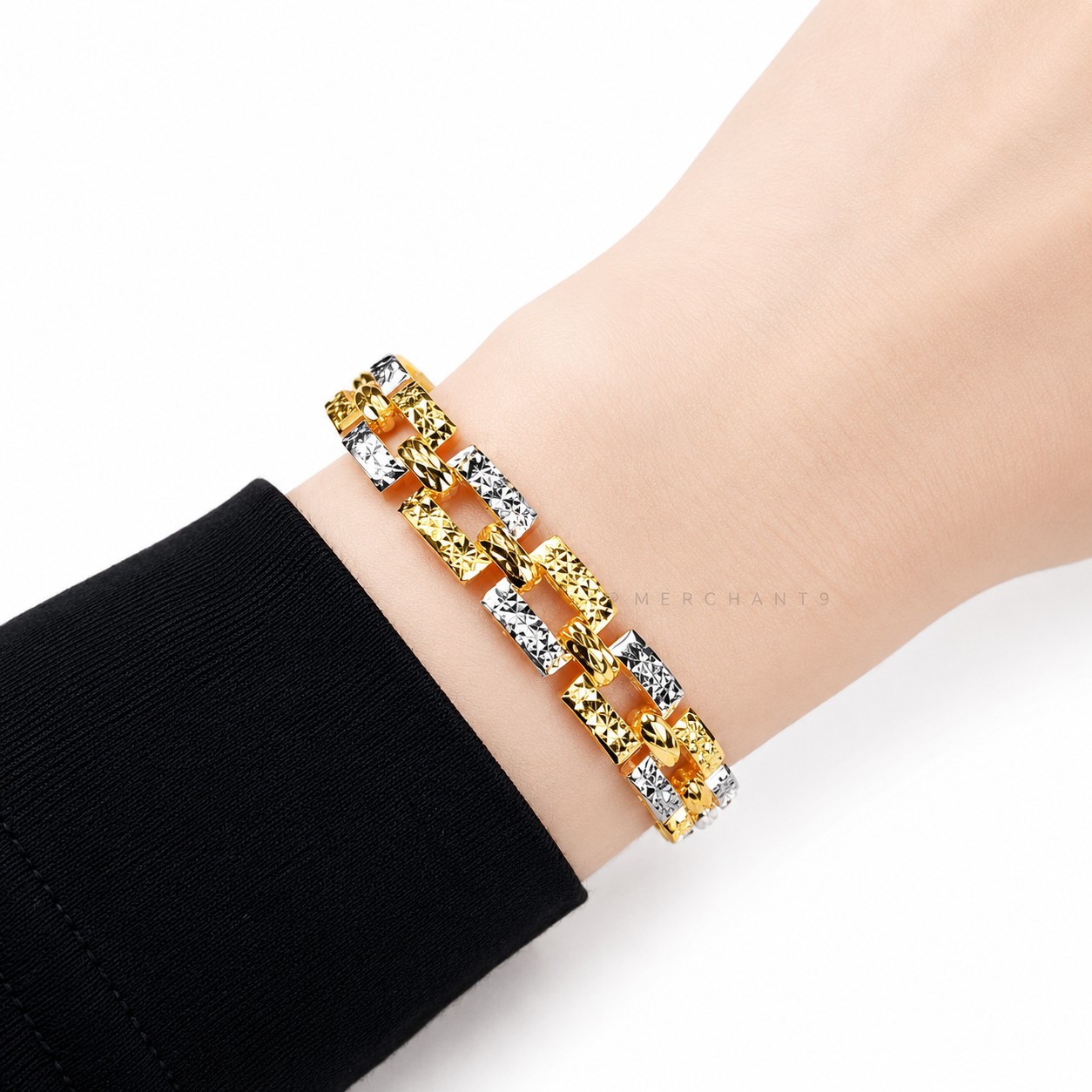 Merchant9 Rantai Tangan Veronica Chrome L:0.9CM
