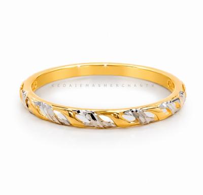 Merchant9 Cincin Emas Minimalist Wave Zigzag 2C L:0.2CM