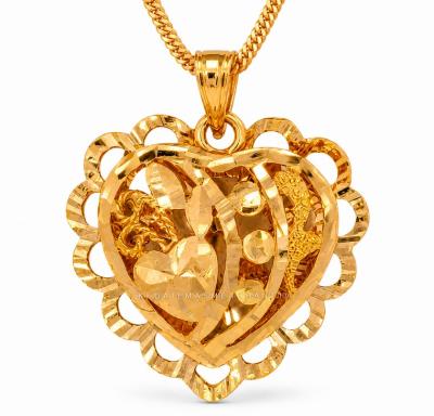 Merchant9 Loket Love Bunga Kerawang L:2CM