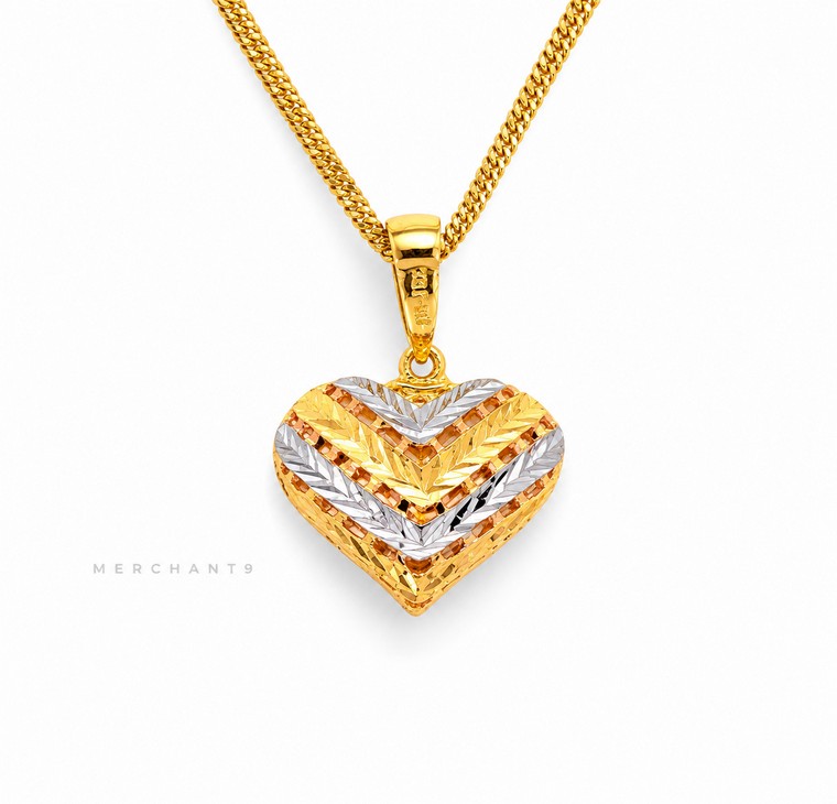 Merchant9 Loket Love Arrow Kerawang 2C L:1.7CM