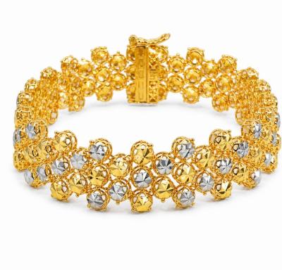 Merchant9 Rantai Tangan Louise Kerawang Star Diamond Cut 2C  L:1.4CM