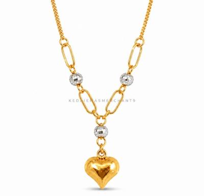Merchant9 Rantai Leher Choker Paperclip Candy Honey Comb Love 2C