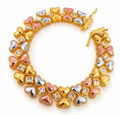 Merchant9 Rantai Tangan Love Honey Cube 3C L:1.2CM (KLIP SLIDE)
