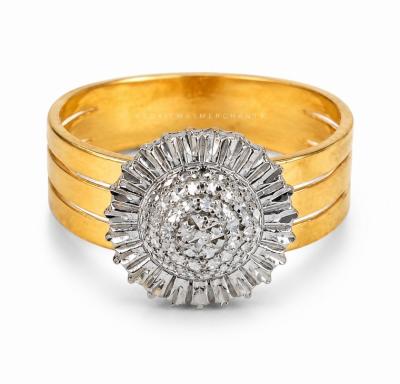 Merchant9 Cincin Emas Sunflower Diamond Cut 2C