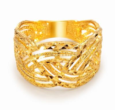 Merchant9 Cincin Emas Tocang Dimensi L:1CM