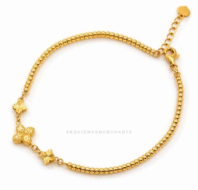Merchant9 Rantai Tangan Pearl Fleur L:0.9CM