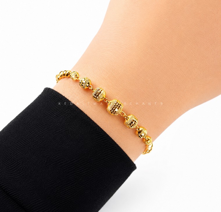Merchant9 Rantai Tangan Choker Candy Honeycomb Dimensi L:0.6CM