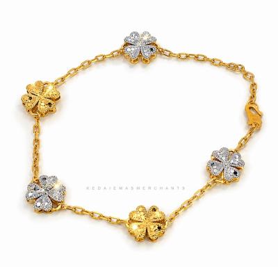 Merchant9 Rantai Tangan Sauh VC Clover 2C L:0.9CM