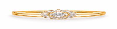 Merchant9 Cincin Emas Sunflower Permata 3 Layer L:0.8CM