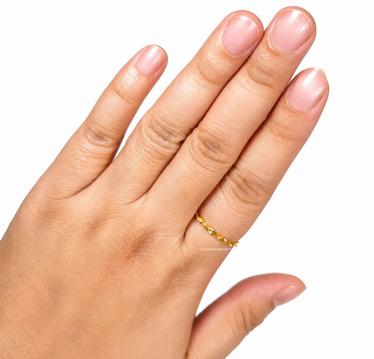 Merchant9 Cincin Emas Pintal Minimalist Full