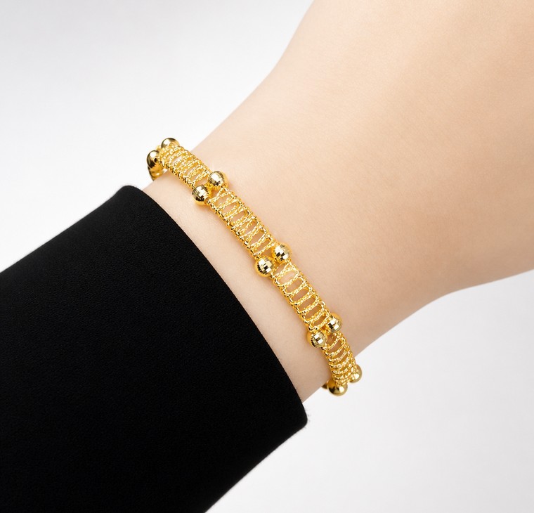 Merchant9 Gelang ELORA Weave Lumi Pumpkin L:0.75CM