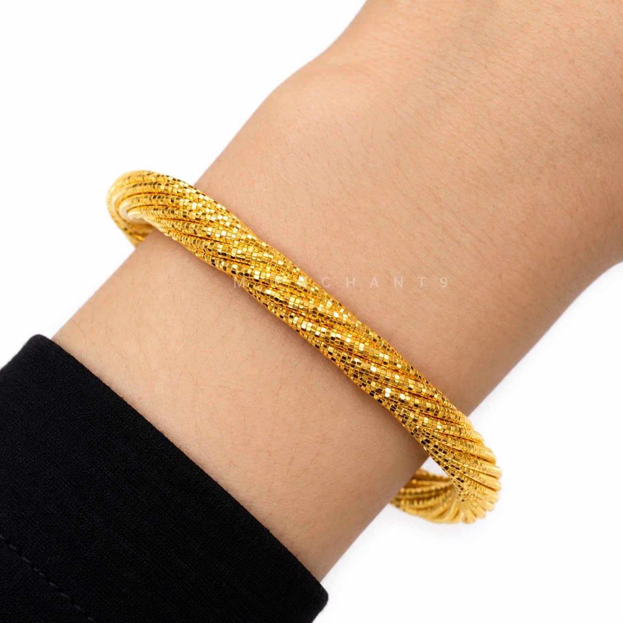 Merchant9 Gelang Cavo Twist Italian L:0.55CM