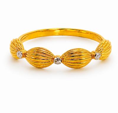 Merchant9 Cincin Emas Almond Stripe Dot 2C