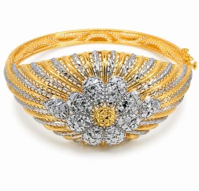 Merchant9 Gelang Oval Lintah Bunga Kerawang 2C L:2.9CM