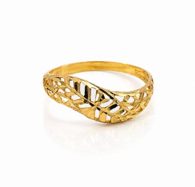 Merchant9 Cincin Emas Leaf Kerawang L:0.6CM