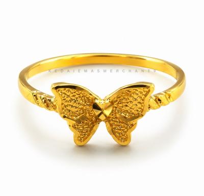 Merchant9 Cincin Emas Butterfly L:0.7CM