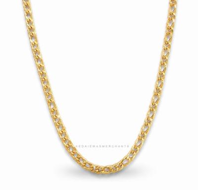 Merchant9 Rantai Leher Sauh Double Polish L:0.4CM