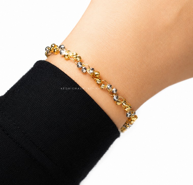 Merchant9 Rantai Tangan Anggur Chrome L:0.4CM