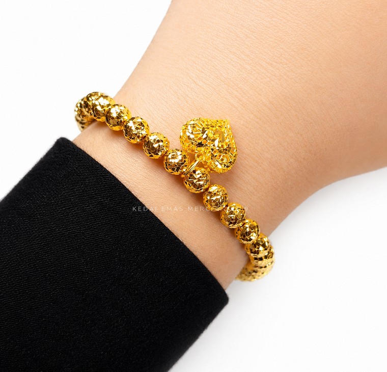 Merchant9 Rantai Tangan Choker Candy Dimensi Love L:0.5CM