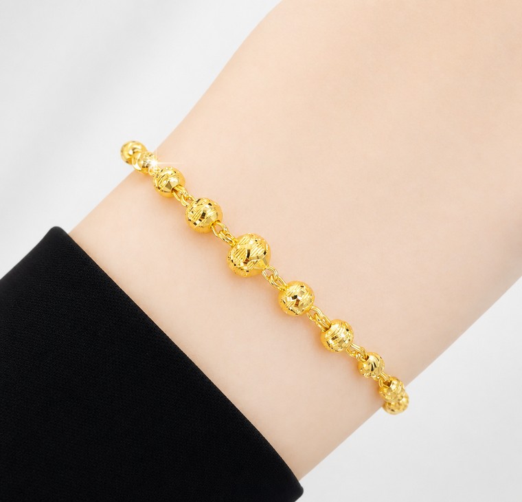 Merchant9 Rantai Tangan Choker Candy Wave Dimensi L:0.4CM