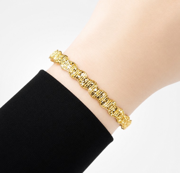 Merchant9 Gelang ELORA Wave Leona Net L:0.7CM