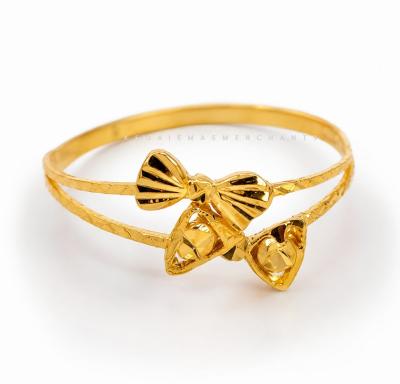 Merchant9 Cincin Emas Ribbon Double
