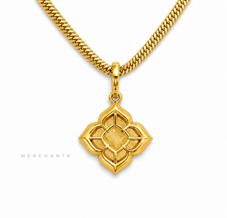 Merchant9 Loket Fleur Honey L:1CM