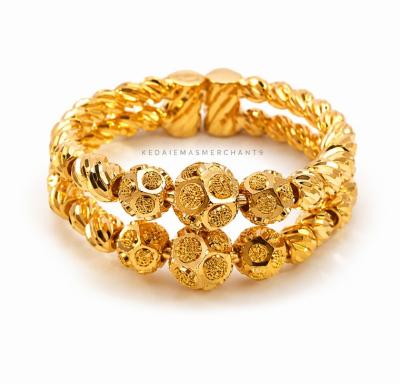 Merchant9 Cincin Emas Bubble Dimensi 2 Layer L:0.9CM