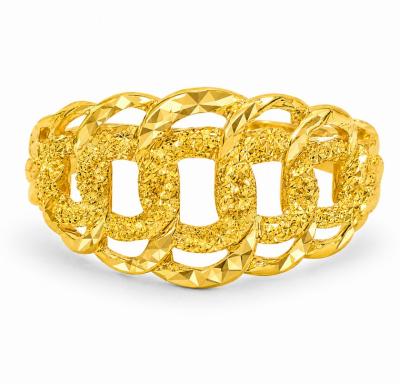 Merchant9 Cincin Emas Coco Pasir Dimensi L:1.2CM