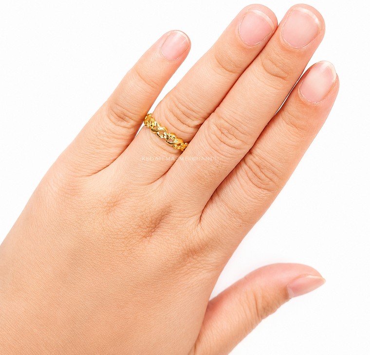 Merchant9 Cincin Emas Wave