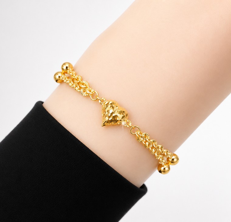 Merchant9 Rantai Tangan Polo Double Choker Love Dimensi