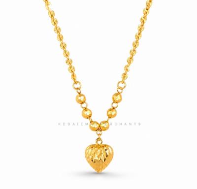Merchant9 Rantai Leher Choker Polo Candy Honey Comb Love L:0.2CM