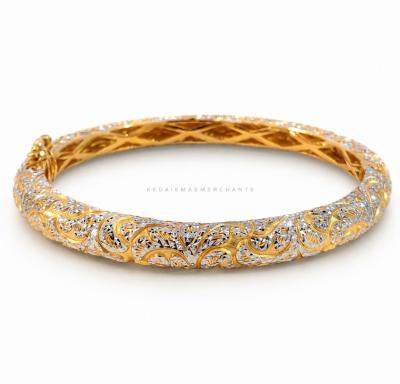 Merchant9 Gelang Klasik Anggun Kerawang Chrome L:0.5CM
