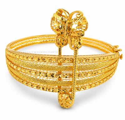 Merchant9 Gelang Emas Celeste Embrace Butterfly Diamond Cut Pasir
