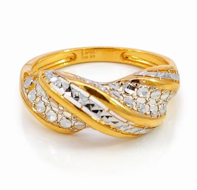 Merchant9 Cincin Emas Twist Diamond Cut 2C