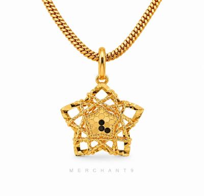 Merchant9 Loket Star Honey Kerawang L:1.4CM