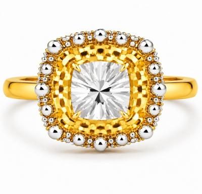 Merchant9 Cincin Emas Petak Diamond Cut 2C L:1.15CM