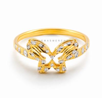 Merchant9 Cincin Emas Butterfly Dimensi 2C