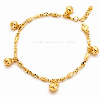 Merchant9 Rantai Tangan Buluh Gantung Love L:0.2CM